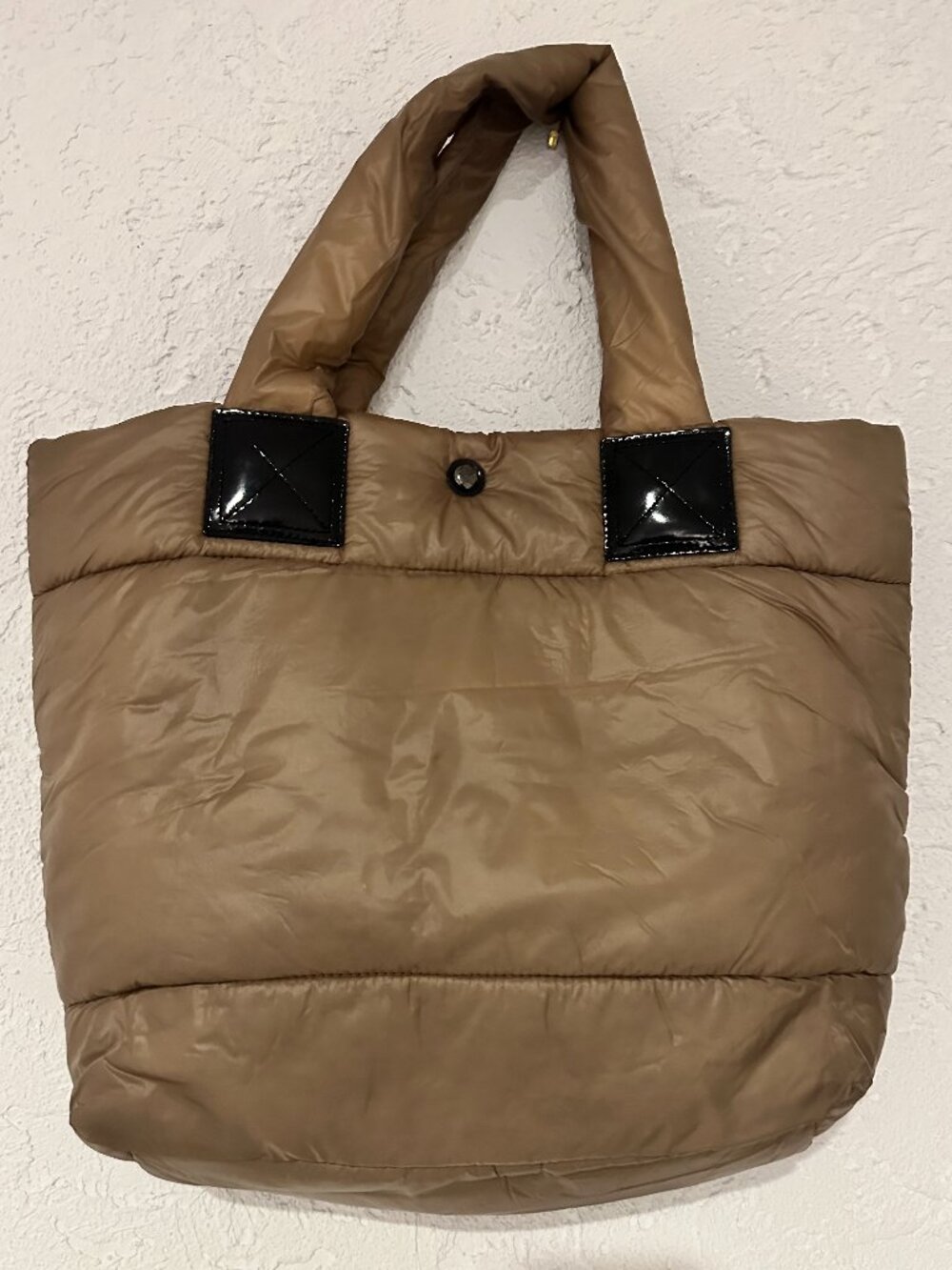 Ginza Yoshinoya Puffer Tote Bag – Lightweight Quilted Bag – Purchased in Japan